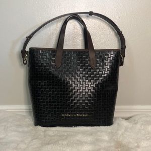Dooney & Bourke Black Woven Tote